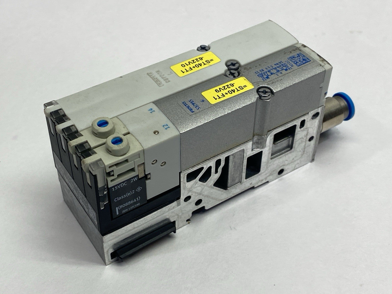Festo VMPA2-FB-AP-2-1 Sub Base w/ VMPA2-M1H-G-PI Solenoid Valve VMPA2-RP Cover - Maverick Industrial Sales