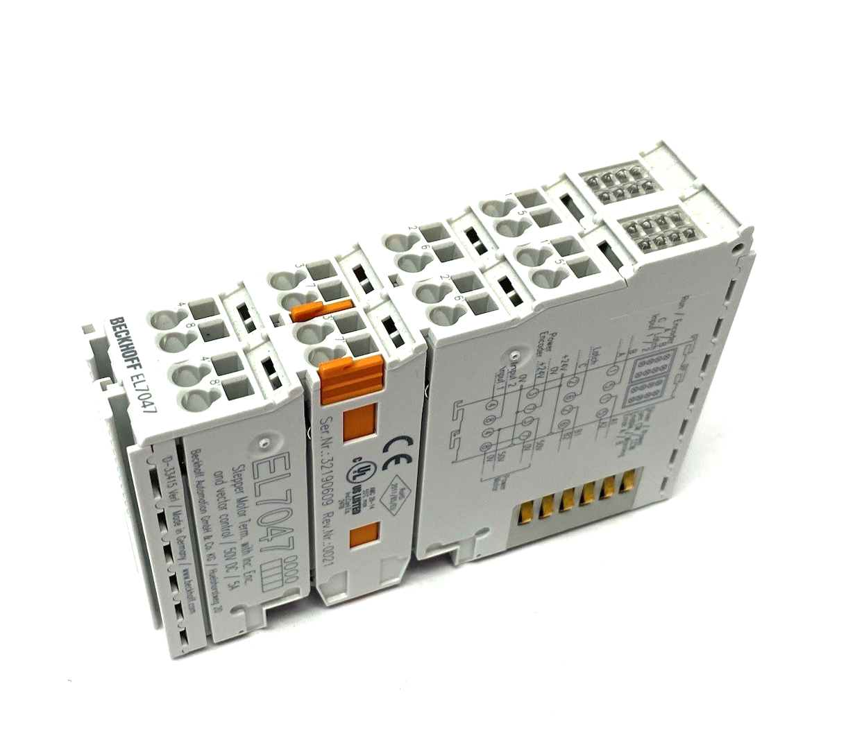 Beckhoff EL7047 EtherCAT Terminal, 1-channel Motion Interface, Stepper Motor - Maverick Industrial Sales