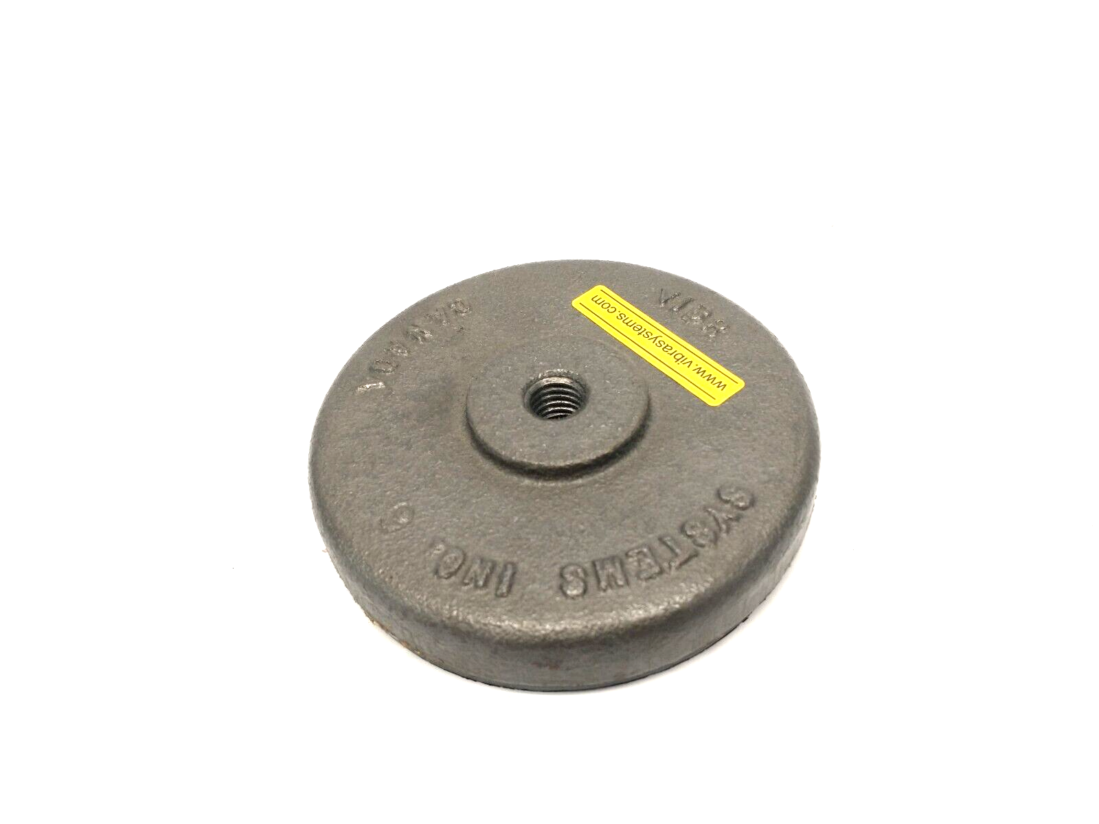 VibraSystems VMT-1000 Antivibration Leveling Mount 4" Diameter NO THREADED ROD - Maverick Industrial Sales