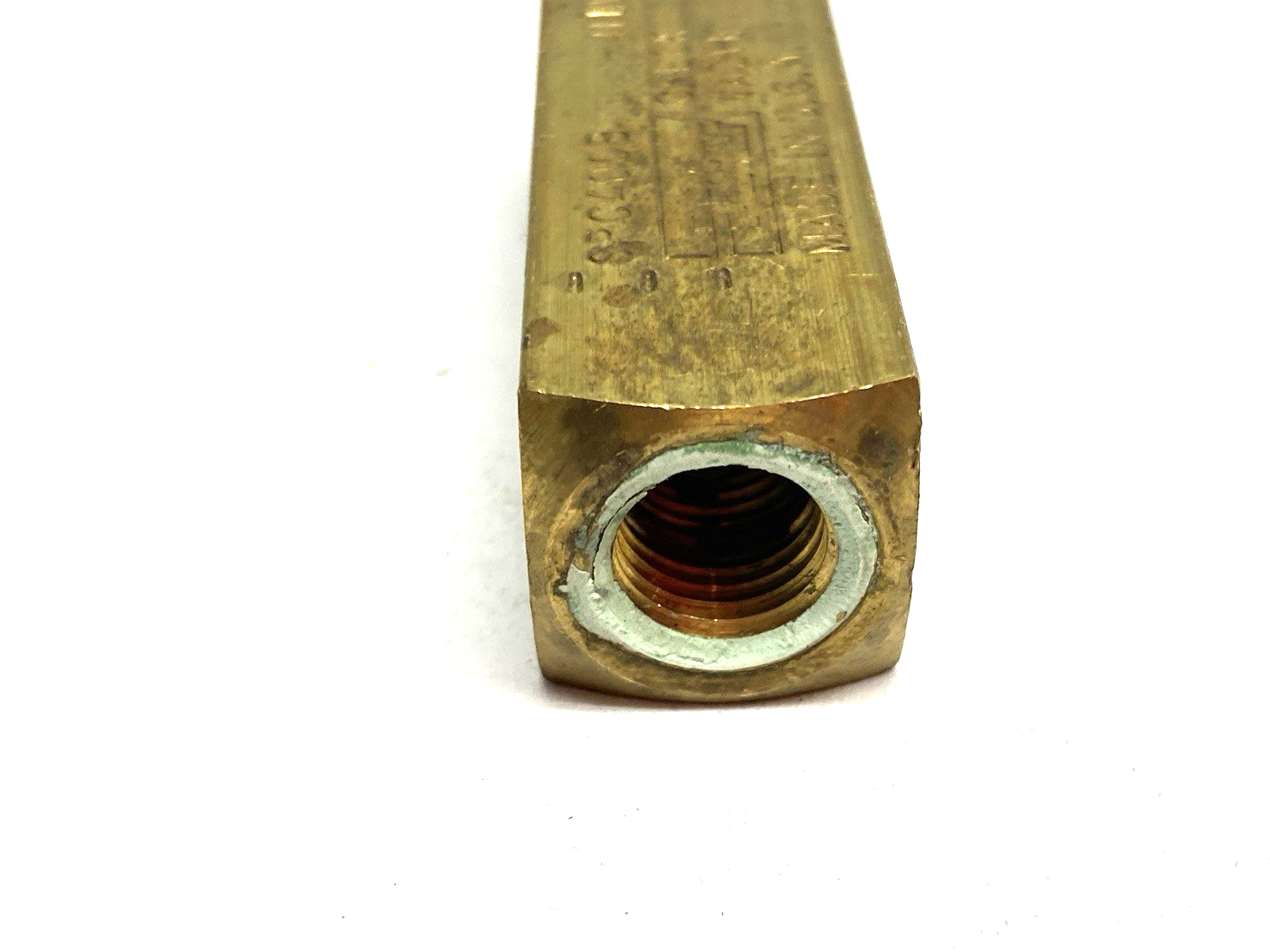 SPC400B | Parker Colorflow Inline Check Valve Brass, Hydraulic, 2000psi - Used - Maverick Industrial Sales