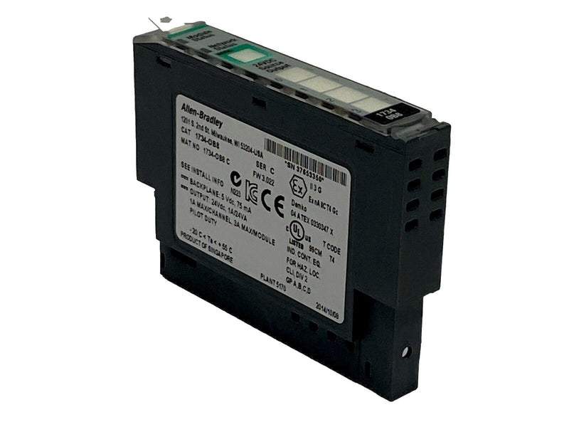 Allen Bradley 1734-OB8 Ser C FW 3.022 POINT I/O 8 Point Digital Output Module - Maverick Industrial Sales