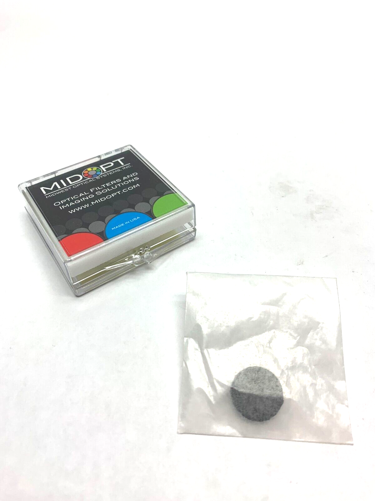Ni120 | Midopt -D15.8X2 Neutral Density Filter Low Reflectivity 6.25% Trans. - Open box - Maverick Industrial Sales
