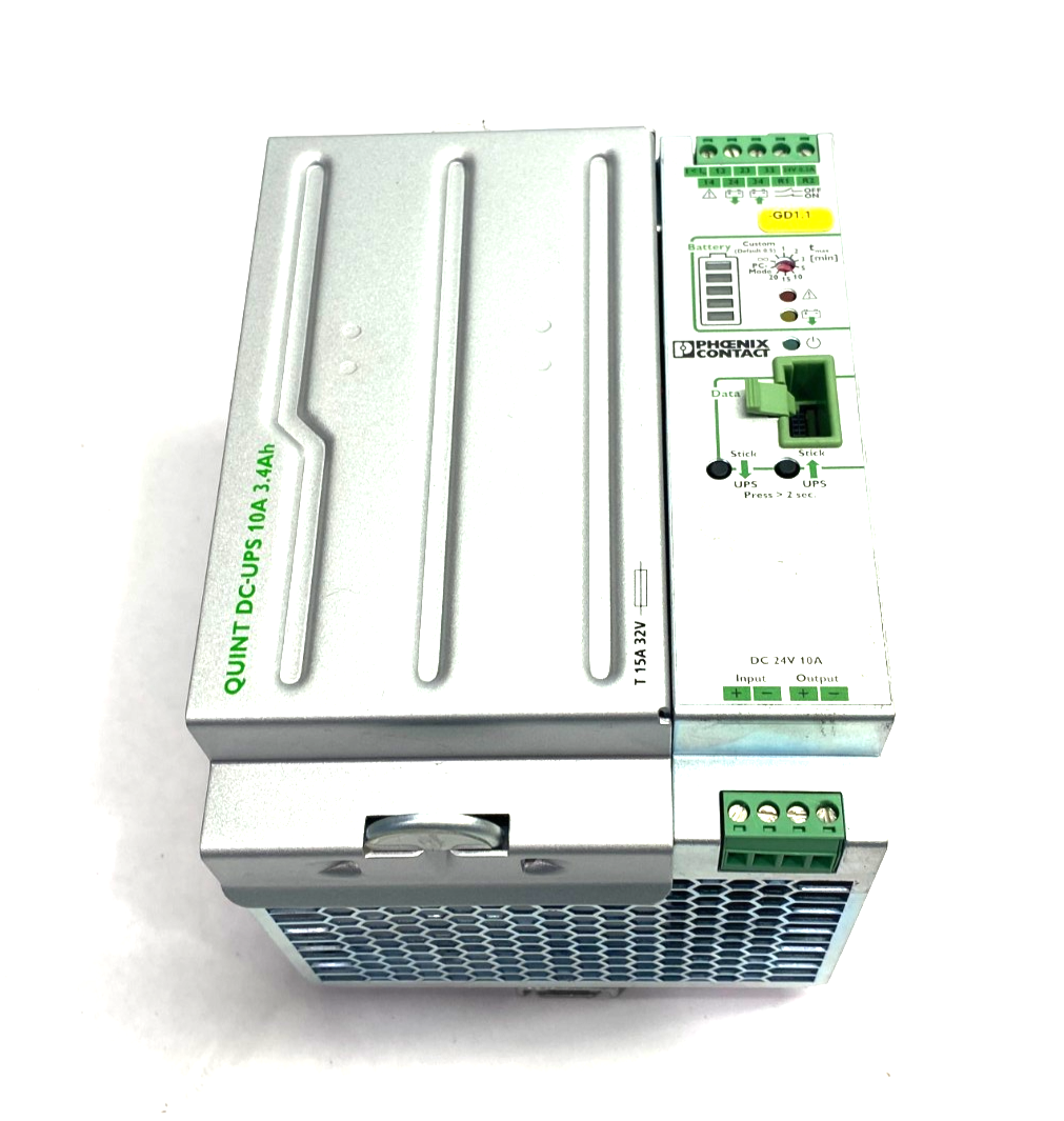 Phoenix Contact QUINT-UPS/24DC/24DC/10/3.4AH Power Supply 2320267 - Maverick Industrial Sales