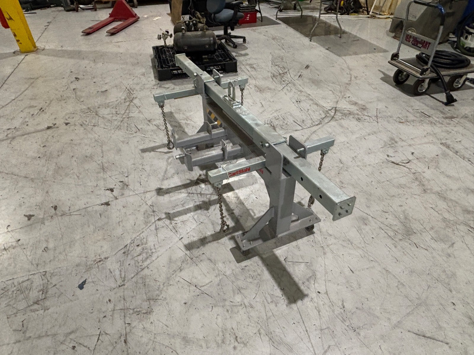 Rigging Adjustable Spreader Bar | Carl Stahl 8702S34 800Kg Adjustable Lifting Spreader Bar and Storage Cradle - Used - Maverick Industrial Sales