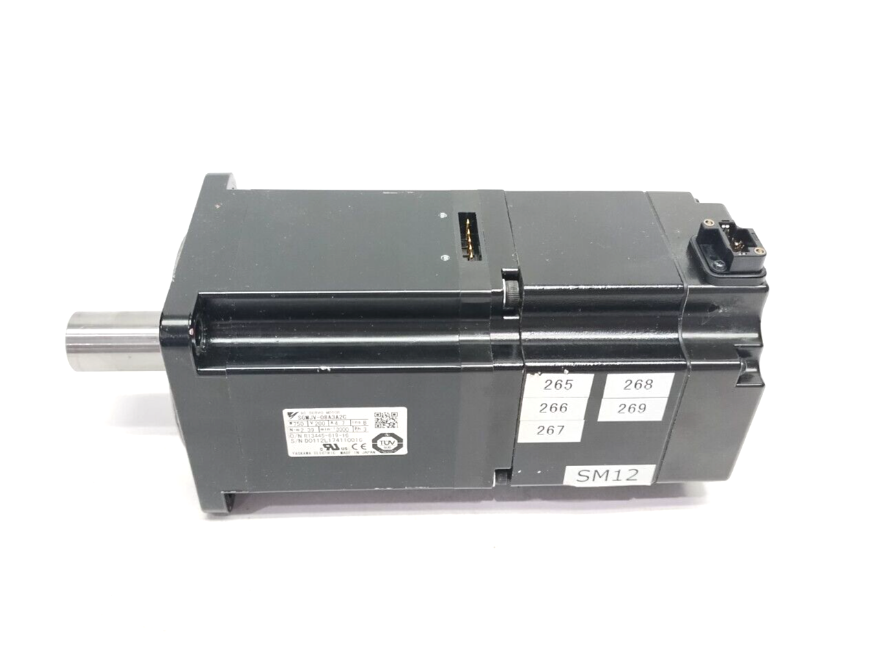 Yaskawa SGMJV-08A3A2C AC Servo Motor 200V 750W 3PH - Used - Maverick Industrial Sales