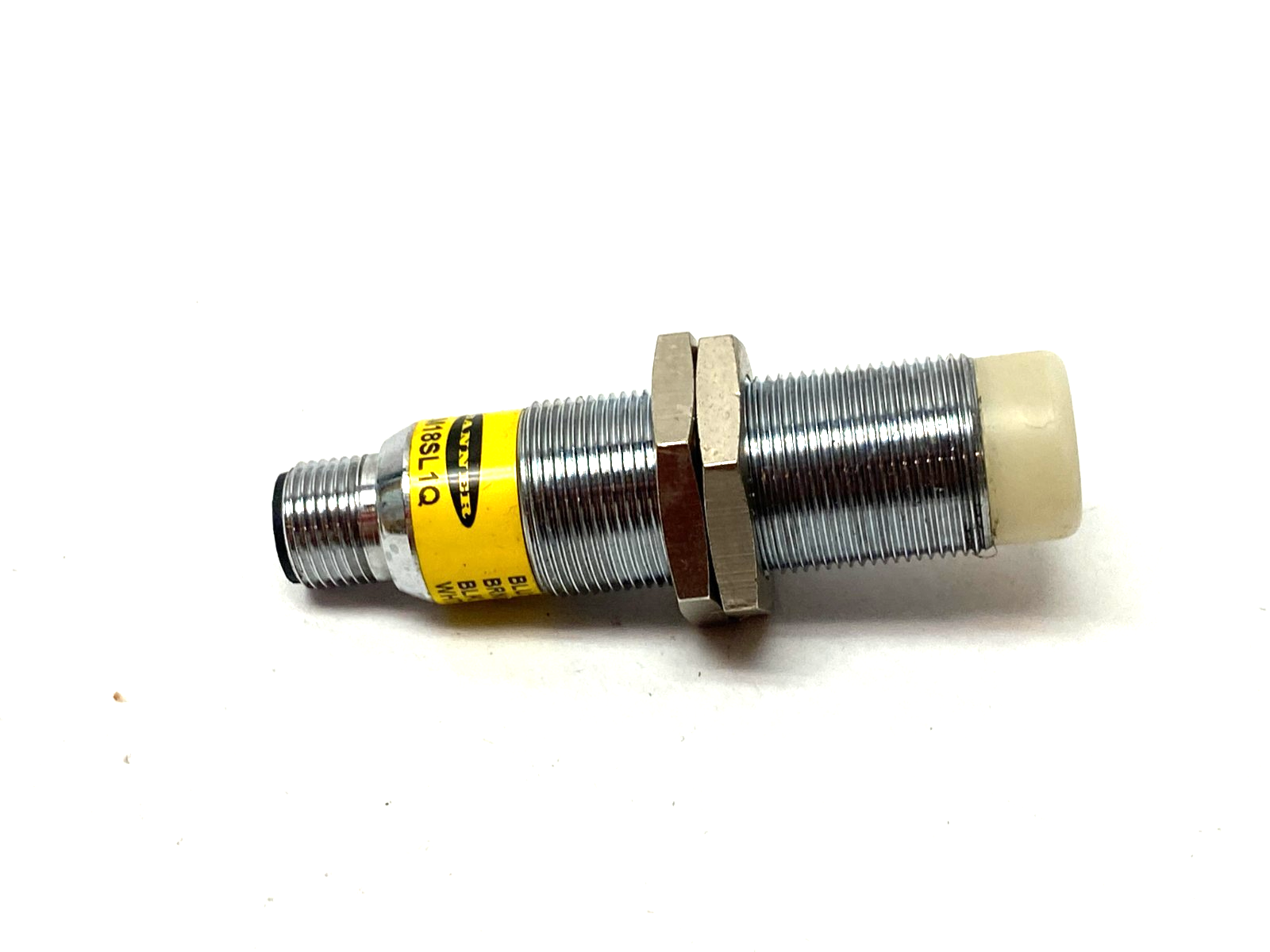 Banner M18SL1Q EZ-LIGHT 18mm Metal Barrel Panel Mount Indicator 73211 - Maverick Industrial Sales