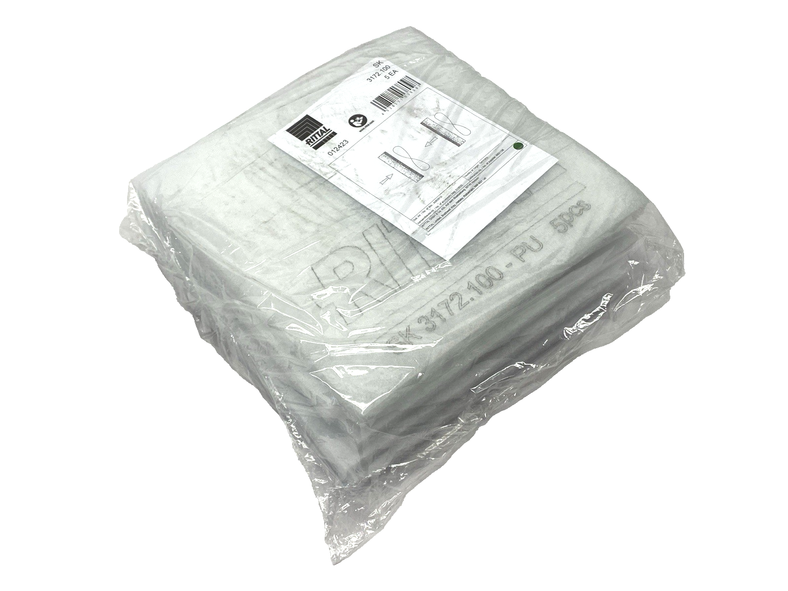 Rittal 3172.100 Replacement Fleece Filter Mat PACKAGE OF 5 - Maverick Industrial Sales