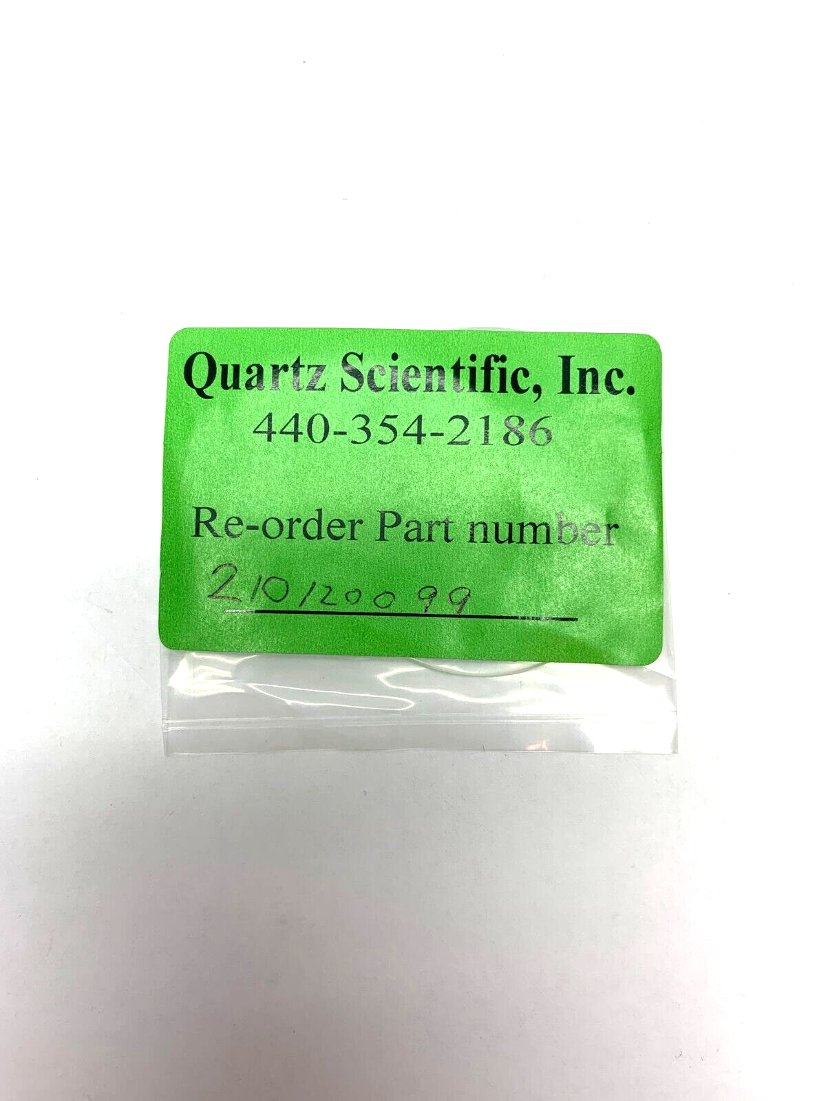 210120099 | Quartz Scientific Inc Quartz Disc 32mm Diameter 1.5mm Thickness - New - Maverick Industrial Sales