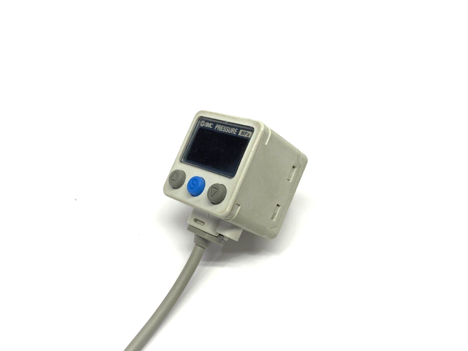 SMC ISE40A-N01-T Pneumatic Pressure Switch w/ 4-Pin Connector - Maverick Industrial Sales