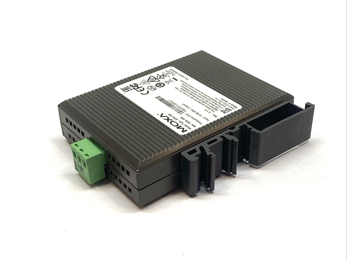 EDS-205 | Moxa Entry-Level Unmanaged Ethernet Switch 5-Port - Used - Maverick Industrial Sales