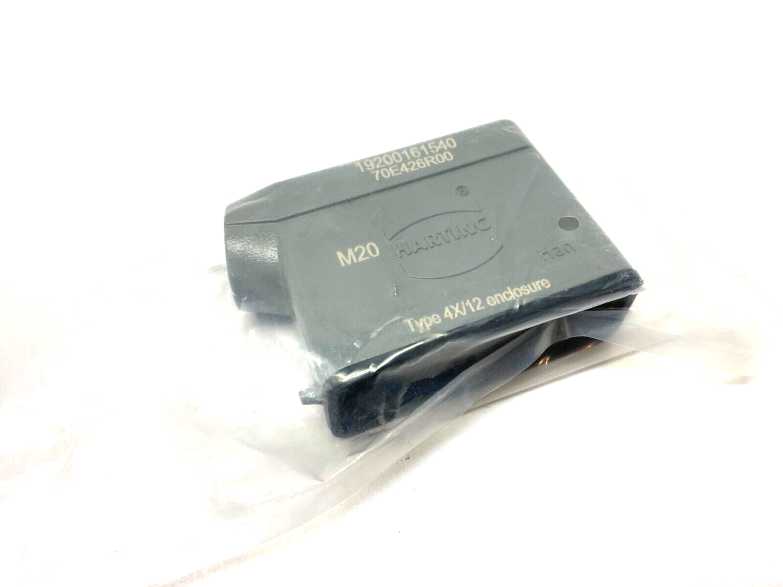 Harting 19200161540 Side Entry Heavy Duty Connector Hood, Han 16A-GS-M20 - Maverick Industrial Sales
