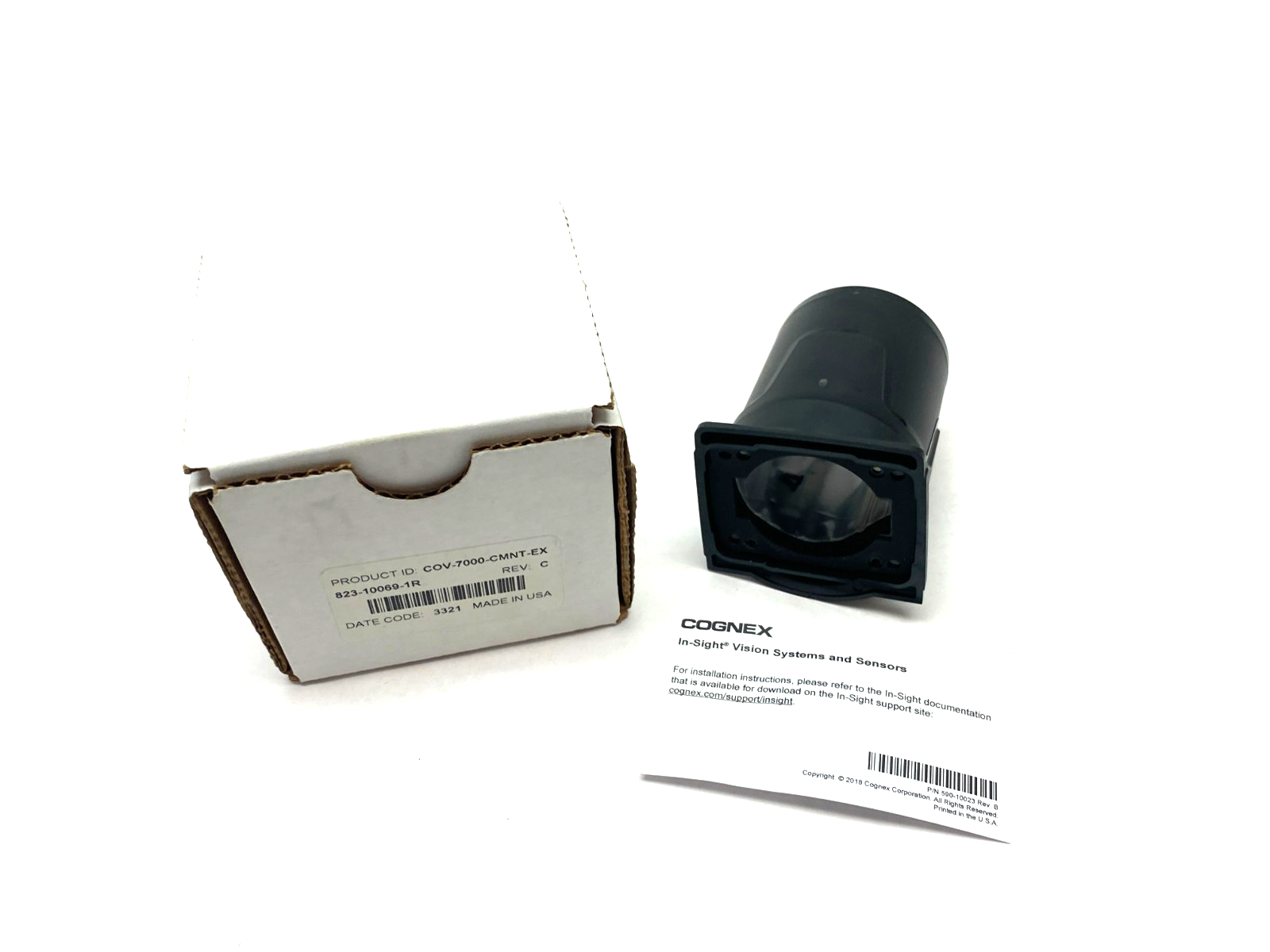 COV-7000-CMNT-EX | Cognex Extended Lens Cover C-Mount 823-10069-1R - New – Open Box - Maverick Industrial Sales