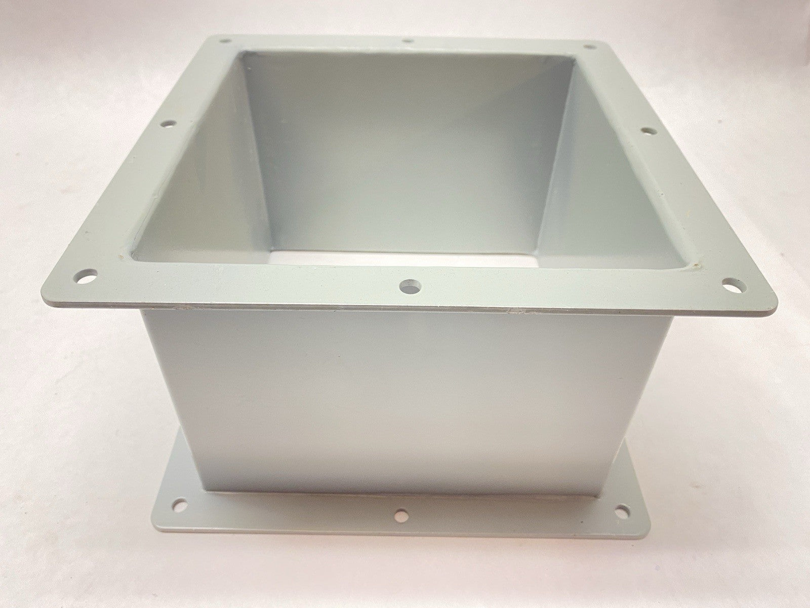 F88WN6 | Hoffman nVent Nipple Feed-Through Wireway 8" x 8" x 6" Gray Mild Steel - New – Open box - Maverick Industrial Sales