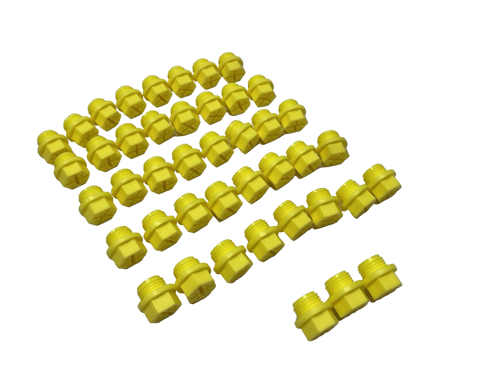 5481K26 Hex Round Plugs for Straight-Thread Pipe Nylon M16 x 1.5mm LOT OF 43 - Maverick Industrial Sales