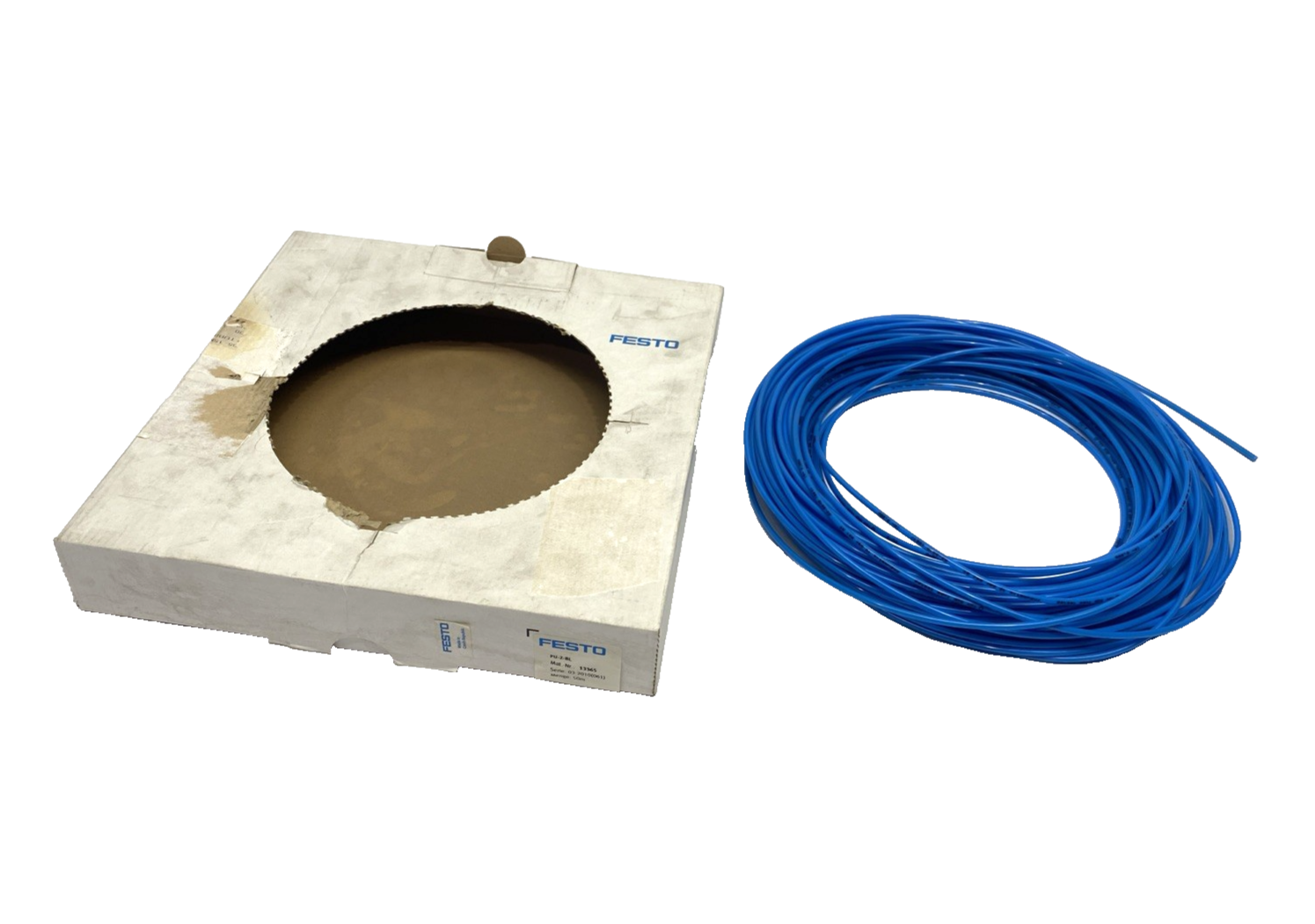 PU-2-BL | Festo Plastic Tubing 3.2mm O.D. 2.3mm I.D. 13365 LOT OF 40m - New Other - Maverick Industrial Sales
