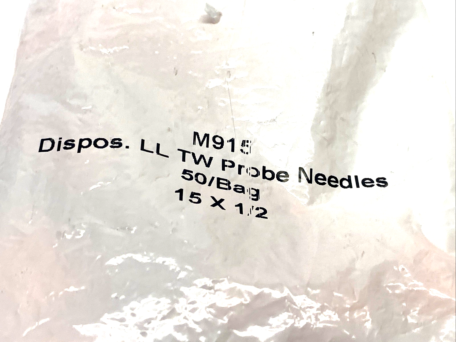 M915 Disposable LL TW Probe Needles, Orange, 15 Gauge x 1/2" Length LOT OF 150 - Maverick Industrial Sales