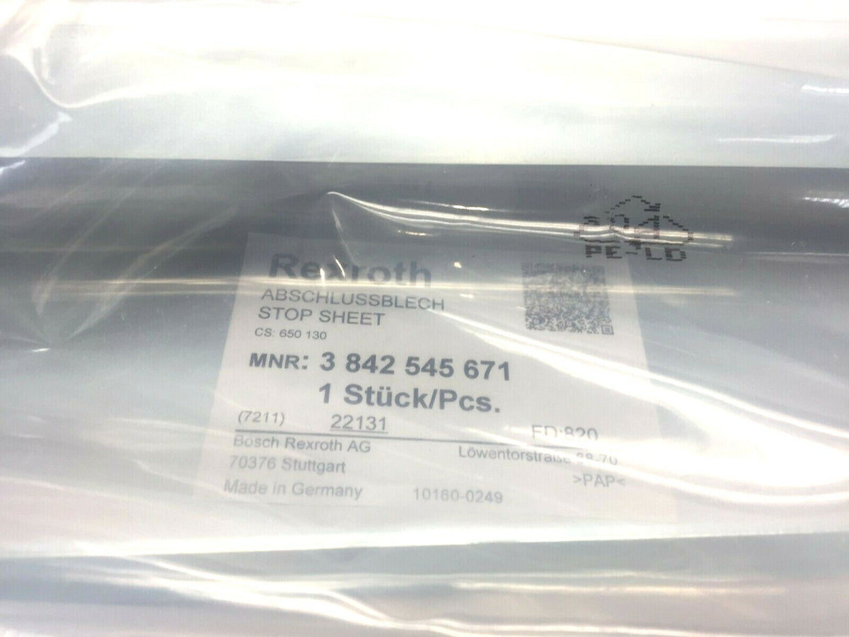 3 842 545 671 | Bosch Rexroth 3842545671 Right Side End Plate 650mmx130mm ST 5/XH-FR ST5/H-FR - New - Maverick Industrial Sales