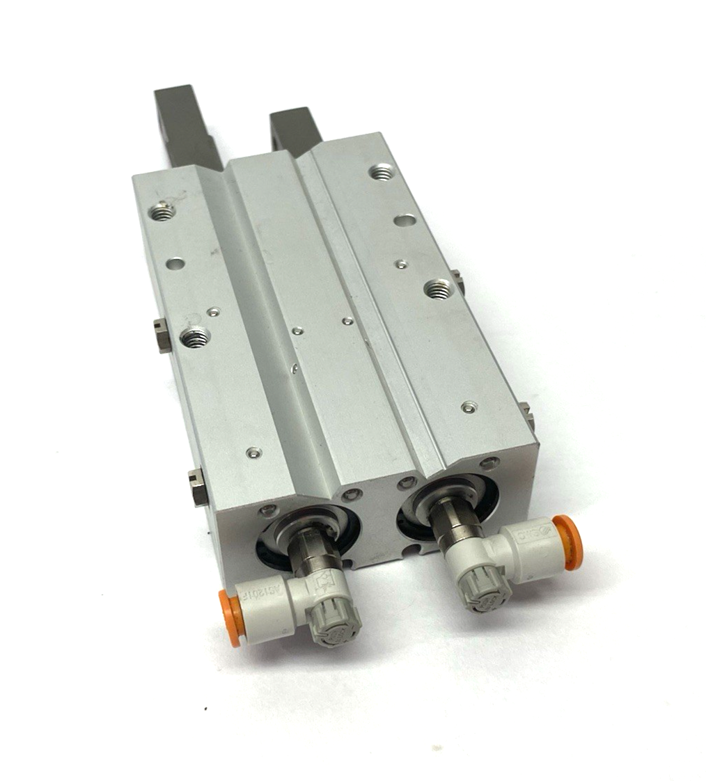 SMC MIW20-20D Slider Guide Escapement Cylinder 2 Sequential Fingers, 20mm Stroke - Maverick Industrial Sales