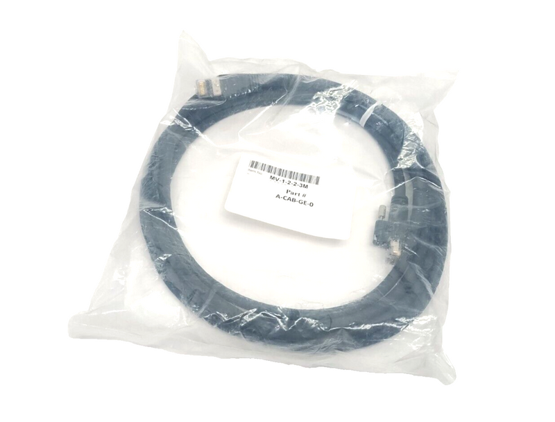 CEI MV-1-2-2-3M Gigabit Industrial Ethernet Cable 3m, RJ45 To RJ45 w/Thumbscrews - Maverick Industrial Sales