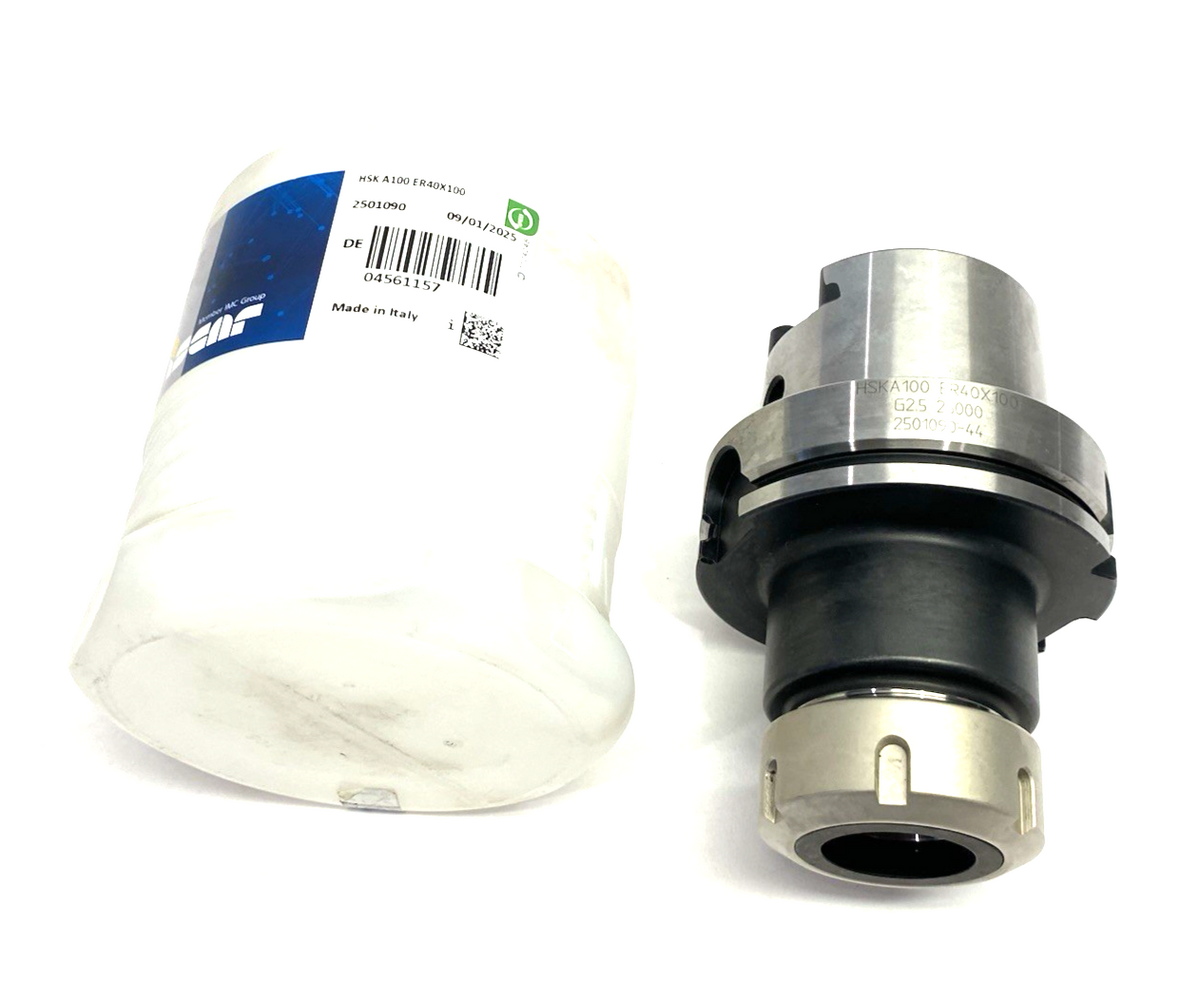 Iscar HSK A100 ER40X100 Collet Chuck HSK DIN69893 form A Tapered Shank 4561157 - Maverick Industrial Sales
