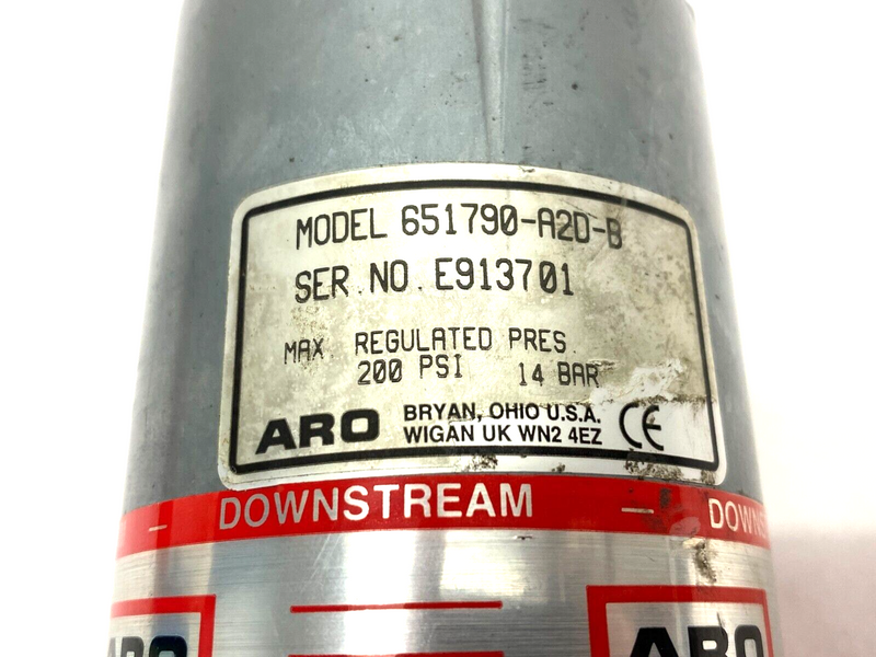 ARO Ingersoll Rand 651790-A2D-B High Flow Downstream Regulator 3/8" NPT Ports - Maverick Industrial Sales