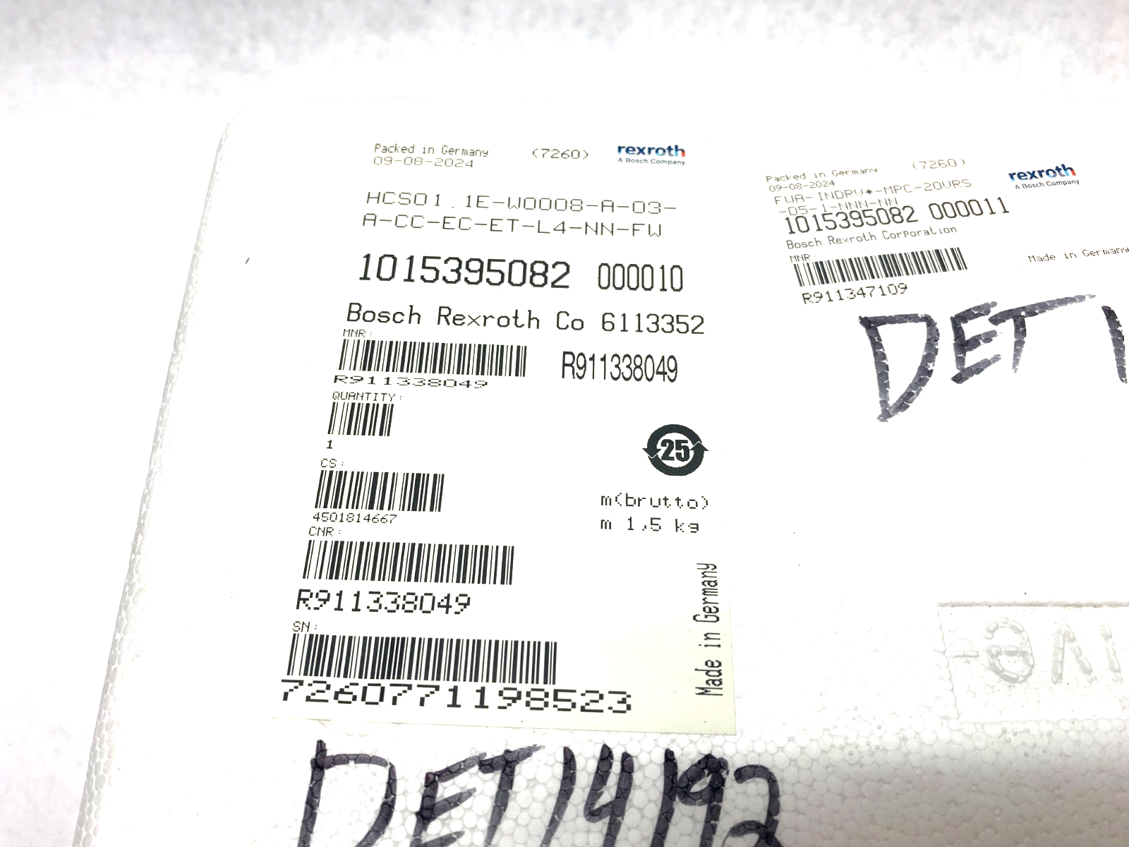 Bosch Rexroth R911338049 Comp. Converter HCS01.1E-W0008-A-03-A-CC-EC-ET-L4-NN-FW - Maverick Industrial Sales