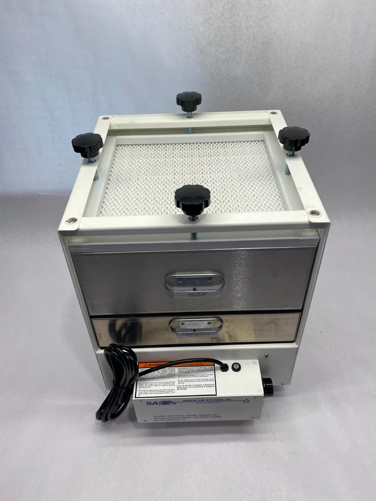 Sentry Air Systems SS-340-DCH Ductless Fume Hood Filter Head Unit - Maverick Industrial Sales
