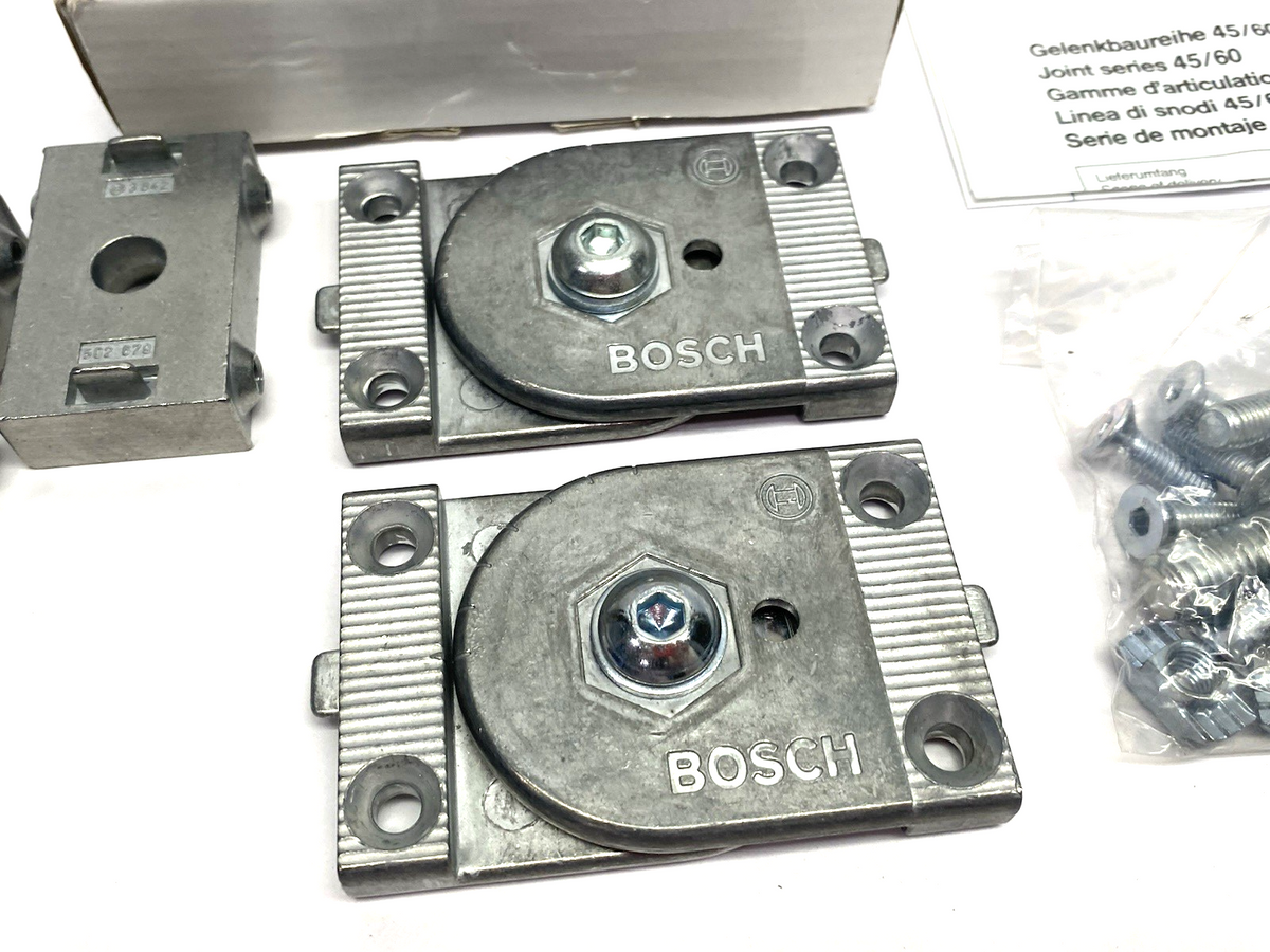 3842502687 | Bosch Rexroth Profile Connection Joint 60X60, 182 degree Swivel Range - New – Open box - Maverick Industrial Sales
