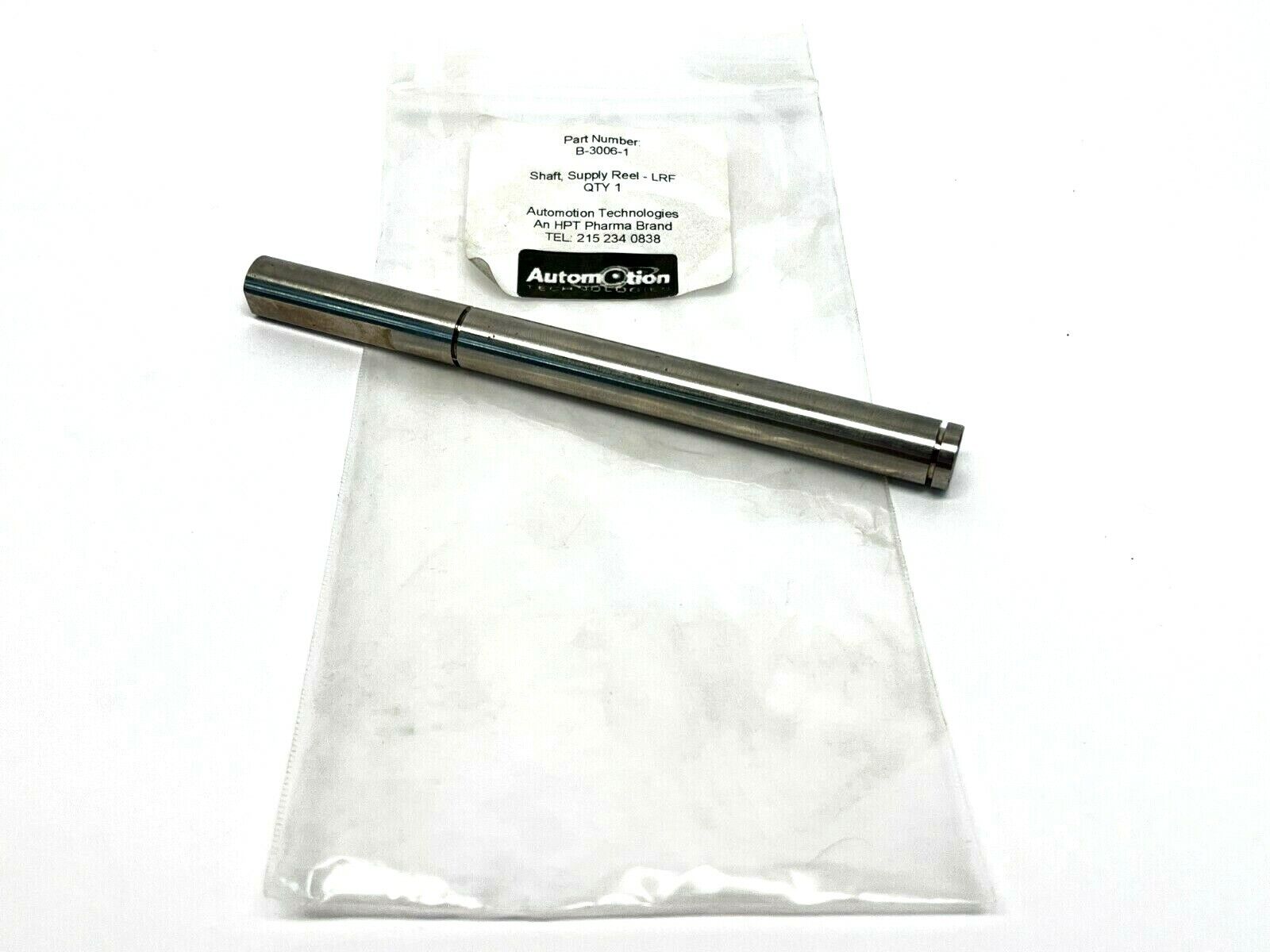 Automotion Technologies B-3006-1 Supply Reel Shaft LRF 1/2" Diameter - Maverick Industrial Sales