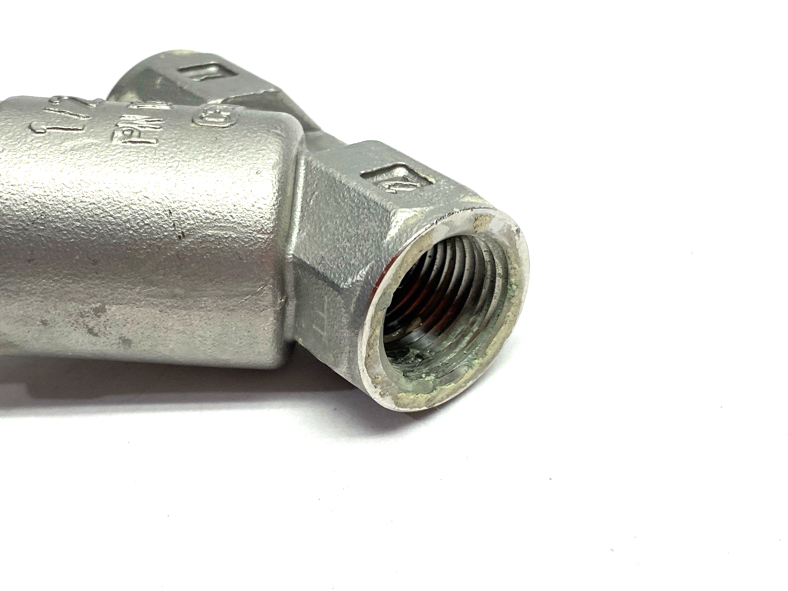 8290A393SM2 | Asco Angle Body 2-Way Motorized Piston Valve, 1/2" Normally Open - Used - Maverick Industrial Sales