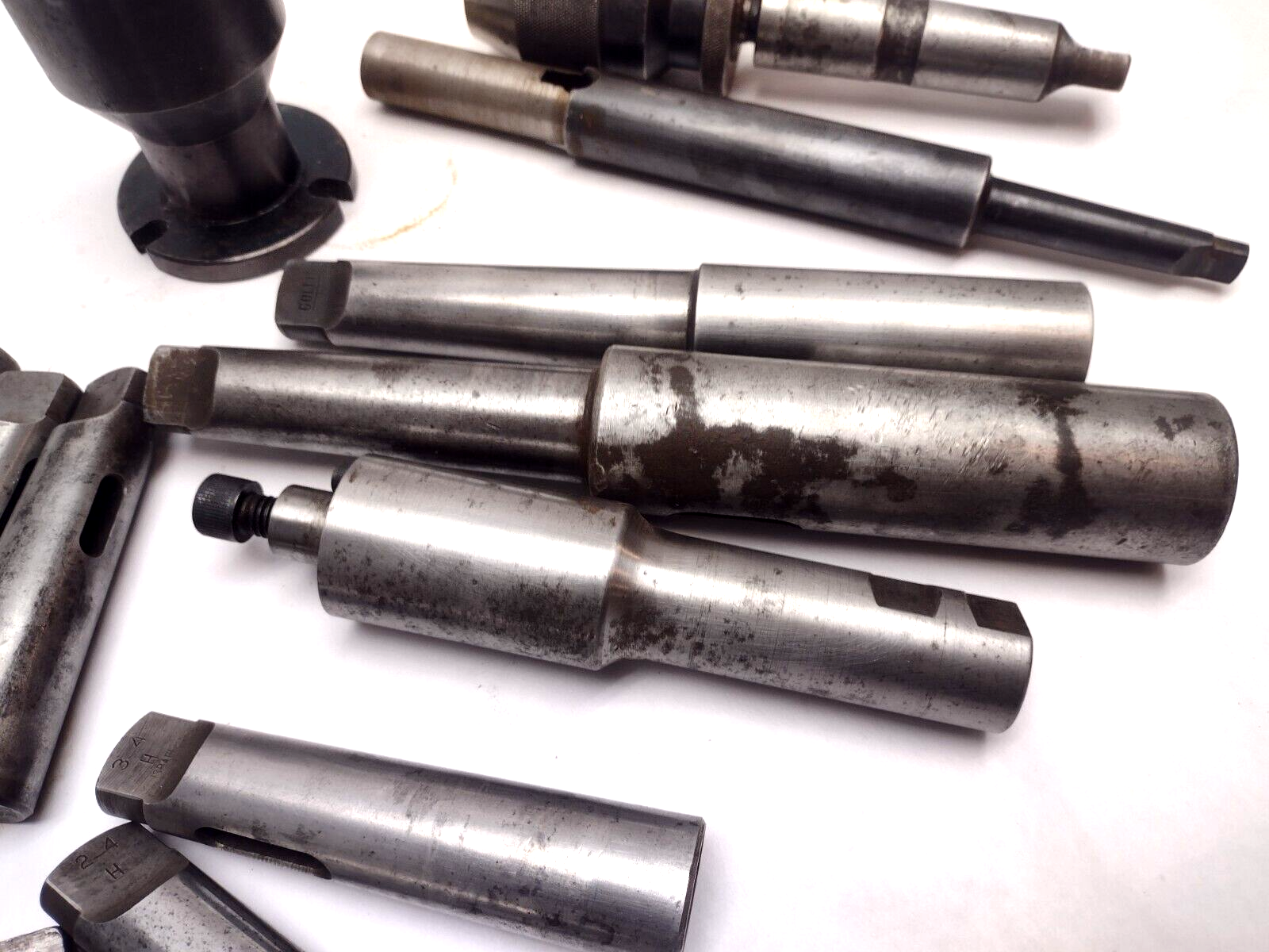 CNC Milling Tool Adapters LOT OF 11 Various Types - Maverick Industrial Sales