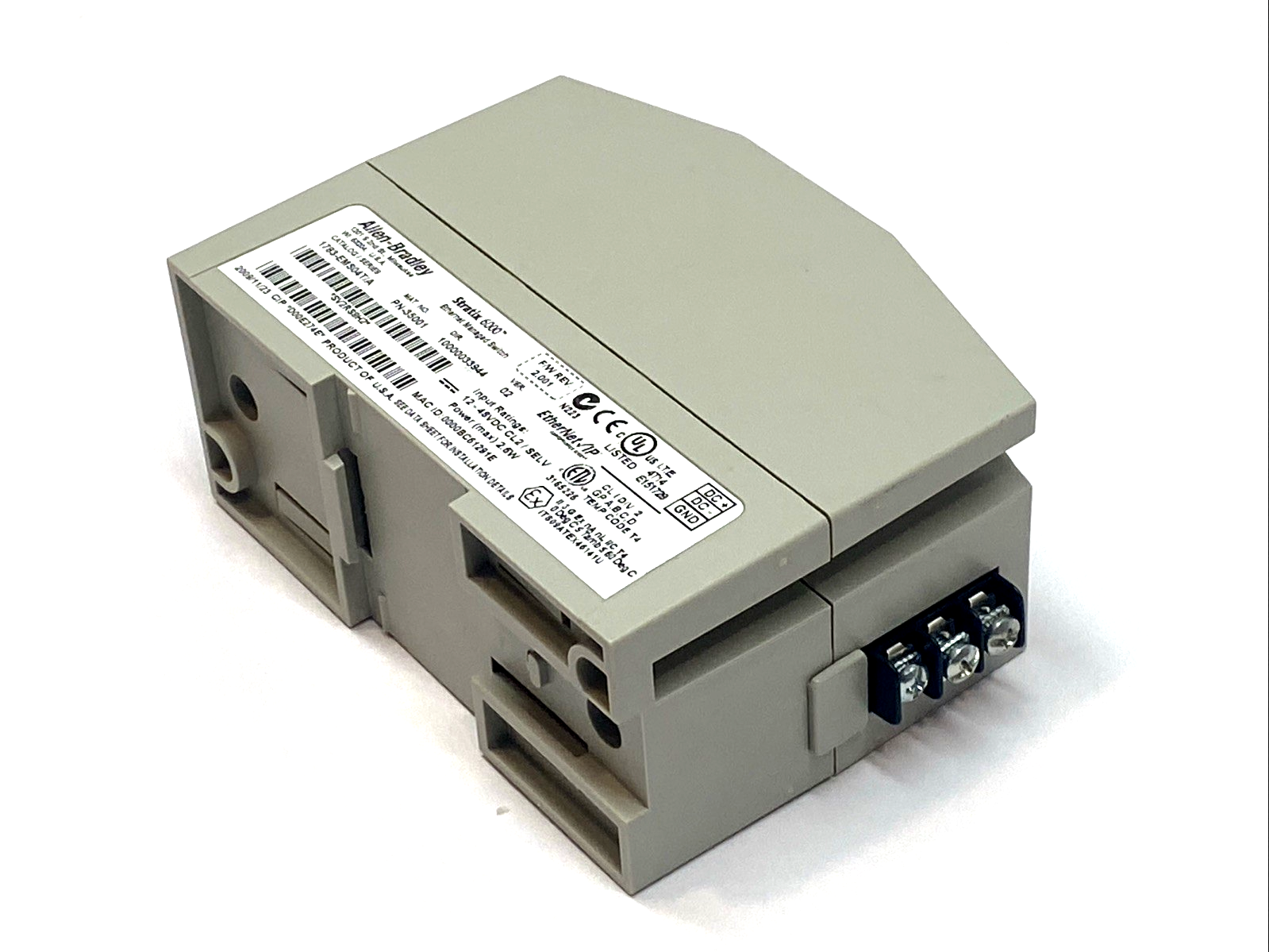 1783-EMS04T/A | Allen Bradley Stratix 6000 Managed Switch 4-Port - Used - Maverick Industrial Sales