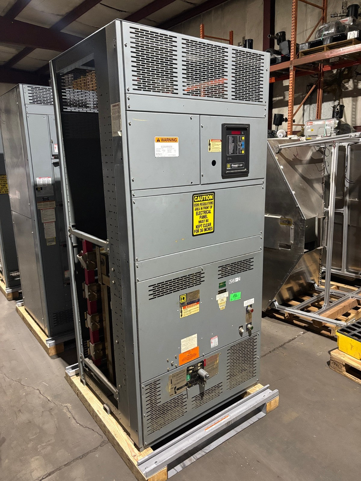 Square D QED 2 Power Style Switchboard 3000A PowerLogic Circuit Monitor 600V - Maverick Industrial Sales
