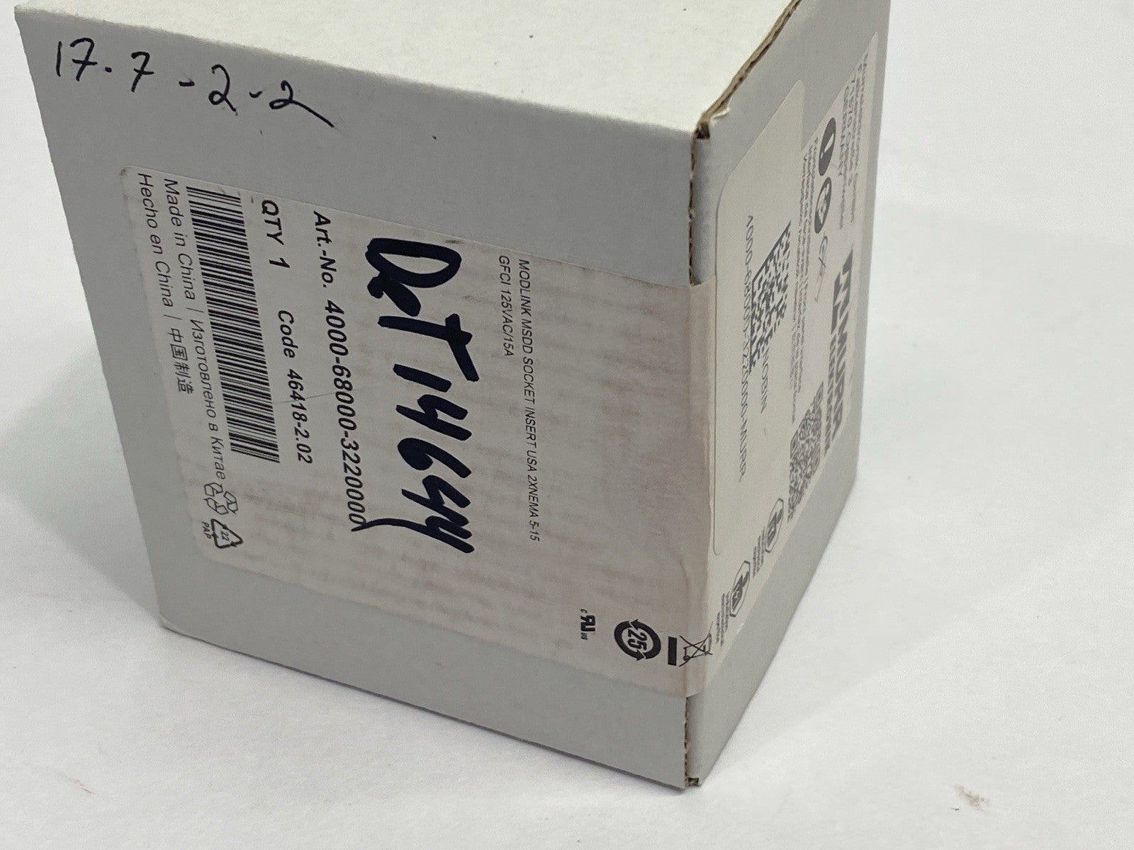 Murr Elektronik 4000-68000-3220000 ModLink MSDD Socket Insert 2x NEMA 5-15 - Maverick Industrial Sales