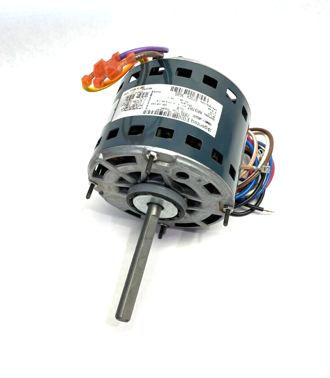 Genteq 5KCP39HG AA37AT Permanently Lubricated Blower Motor 1/3HP 1075rpm 115V - Maverick Industrial Sales