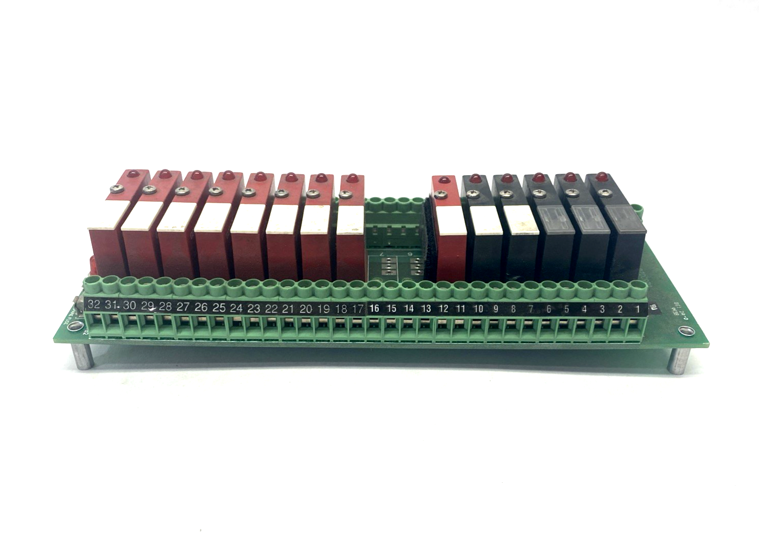 Crouzet PB-16C4-T I/O Module Board 57-461 Rev B w/ Modules C40AC & C40DC - Maverick Industrial Sales