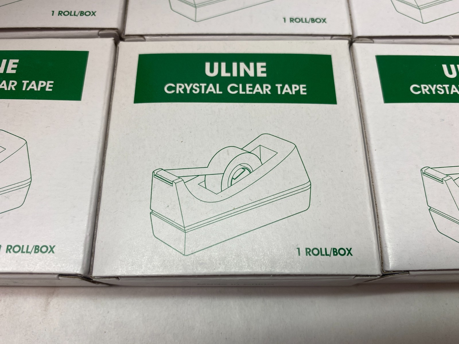ULine S-14581 Crystal Clear Tape 3/4" x 36 yds BOX OF 57 ROLLS - Maverick Industrial Sales