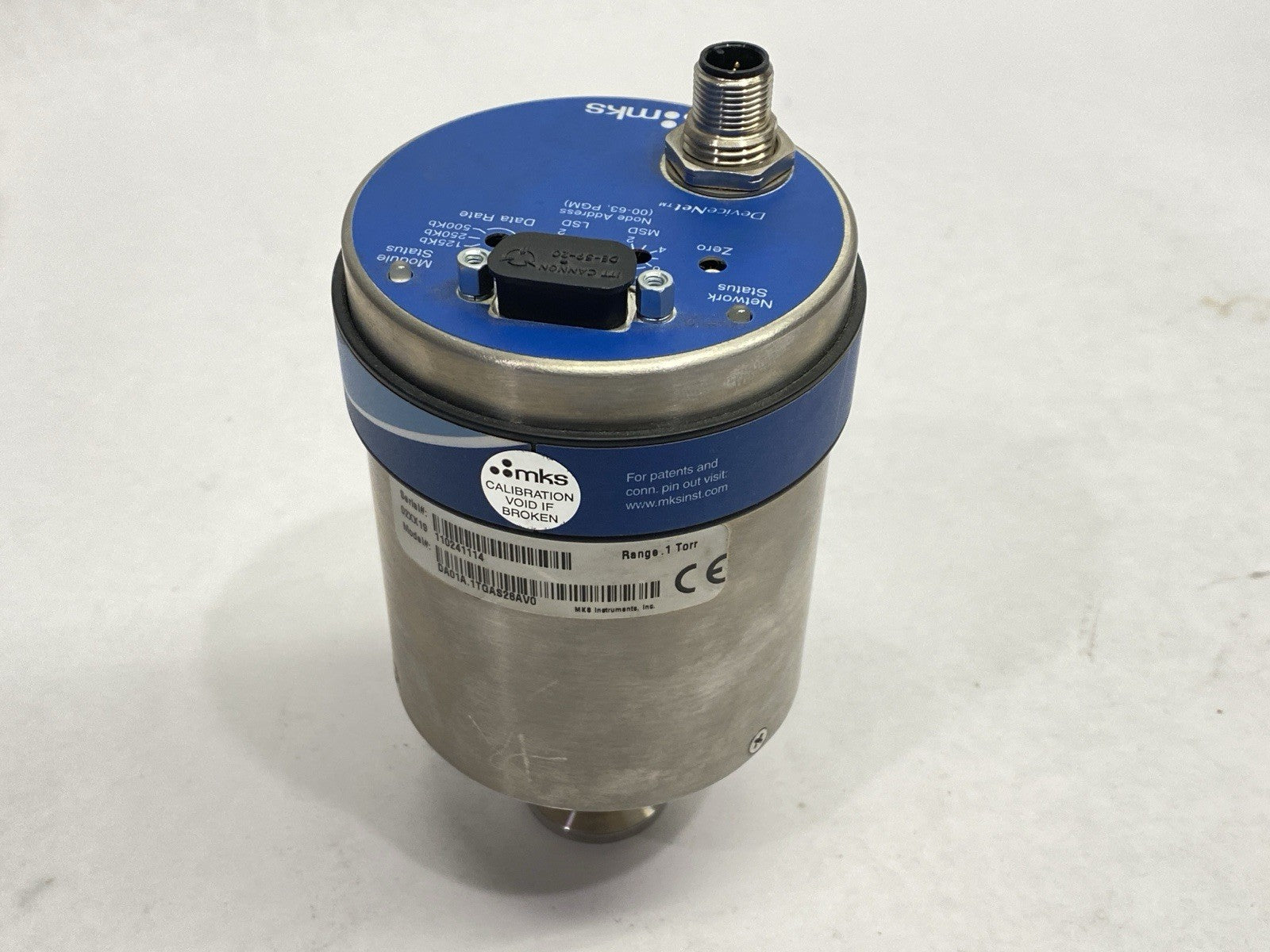 DA01A.1TGAS28AV0 | MKS i-Baratron Digital Manometer Vacuum Gauge - For parts or not working - Maverick Industrial Sales