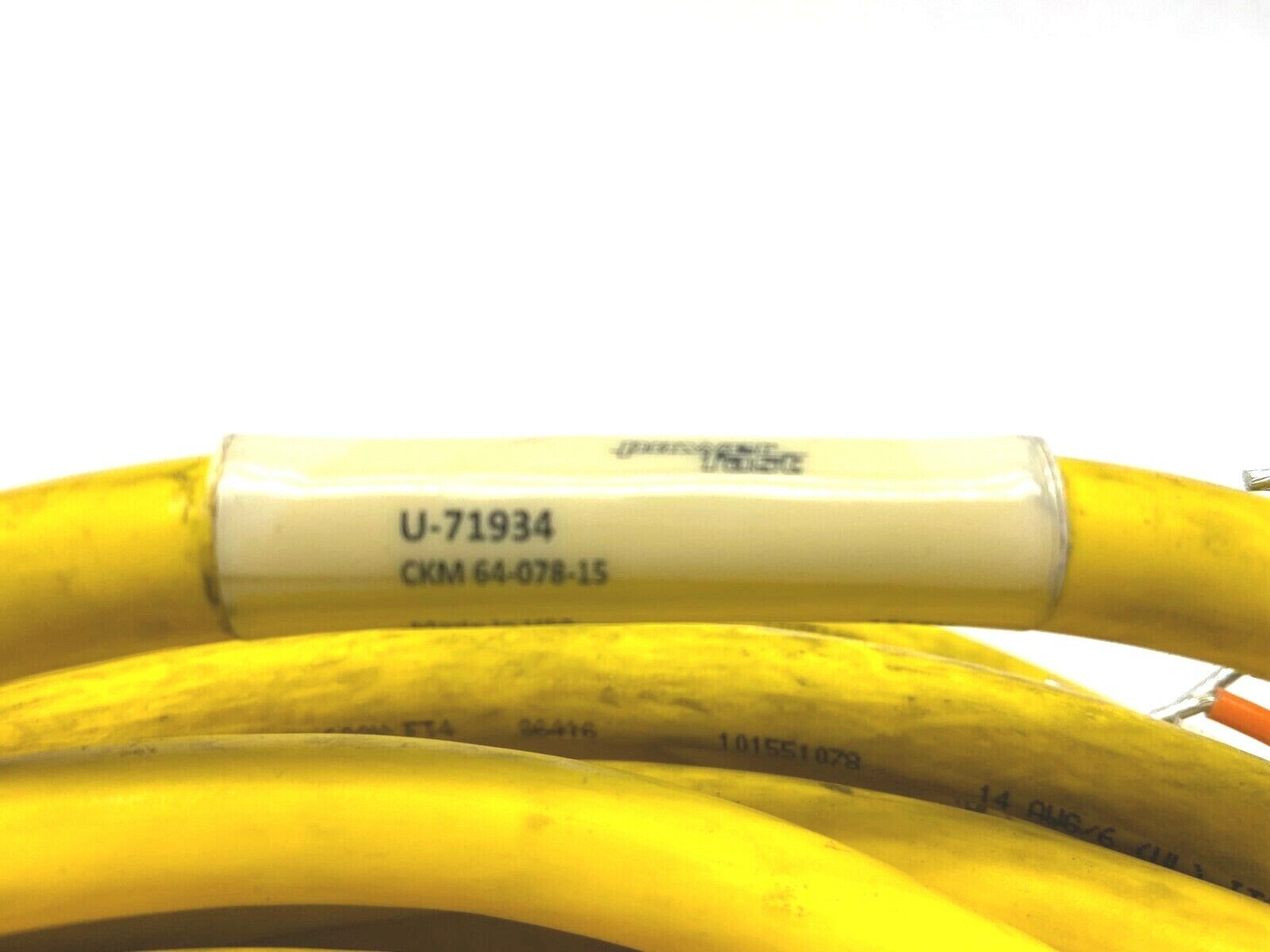 Turck CKM 64-078-10 Powerfast Cordset U-71934 - Maverick Industrial Sales