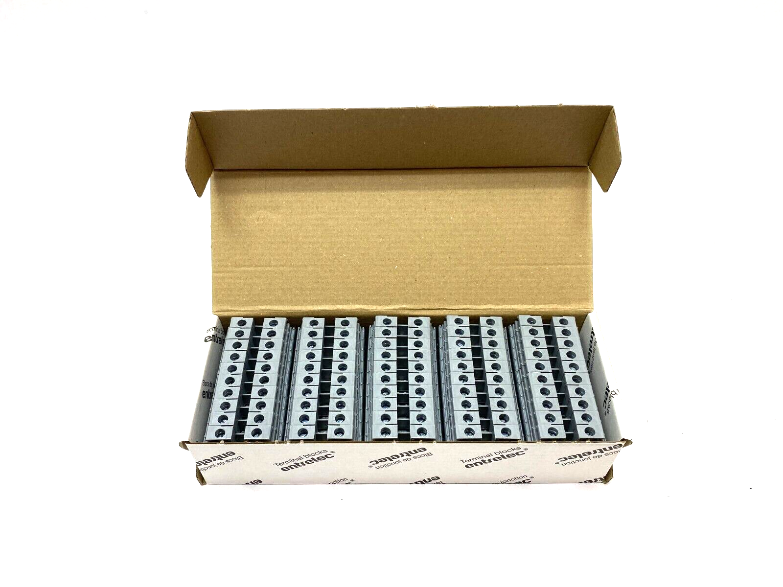 ABB Entrelec 1SNA115118R1100 Feed-Through Terminal Block Gray M6/8 BOX OF 50 - Maverick Industrial Sales