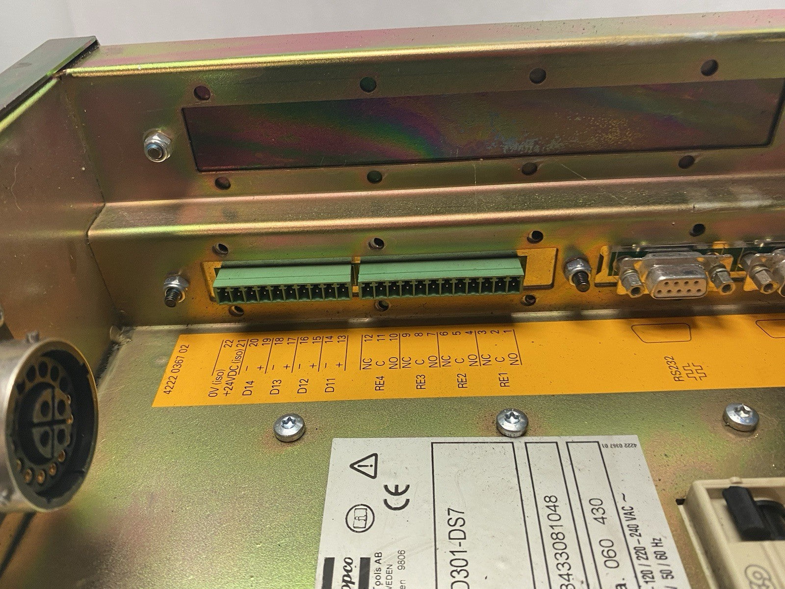 8433081048 | Atlas Copco Tensor Nutrunner Controller Module D301-DS7 - Used - Maverick Industrial Sales