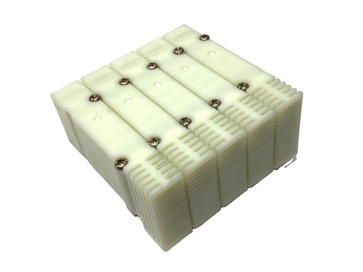 SMC SY50M-26-1A-NA Pneumatic Valve Manifold Blanking Plate Assembly LOT OF 5 - Maverick Industrial Sales