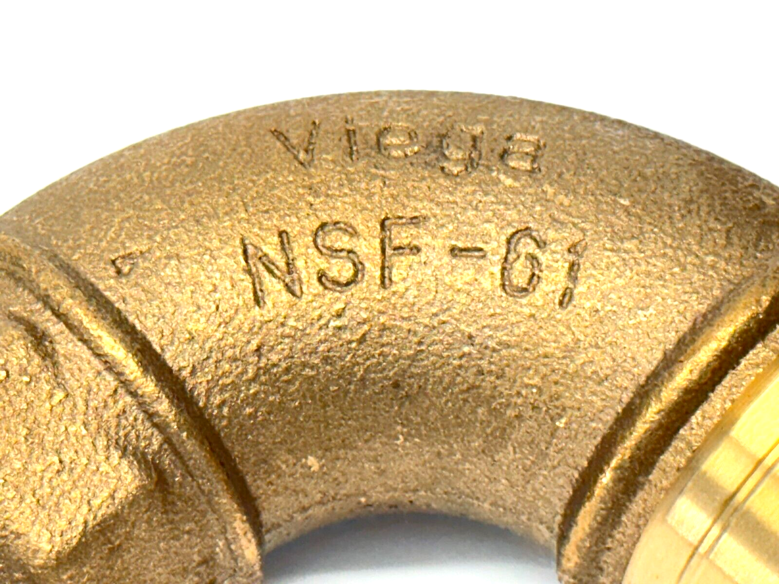 Viega 77522 ProPress 1-1/2" x 1-1/2" MNPT CXM 90 Degree Elbow Bronze - Maverick Industrial Sales