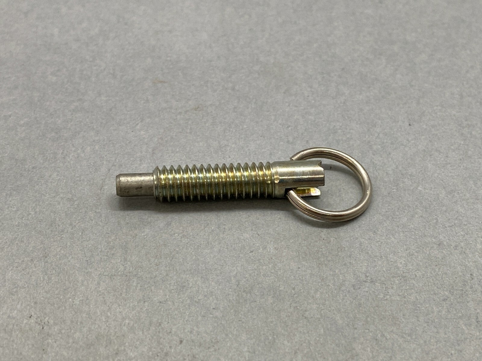 Vlier PR250 Steel Locking Pull Ring Plunger 1/4-20 Thread 1-2.5Lb Force - Maverick Industrial Sales