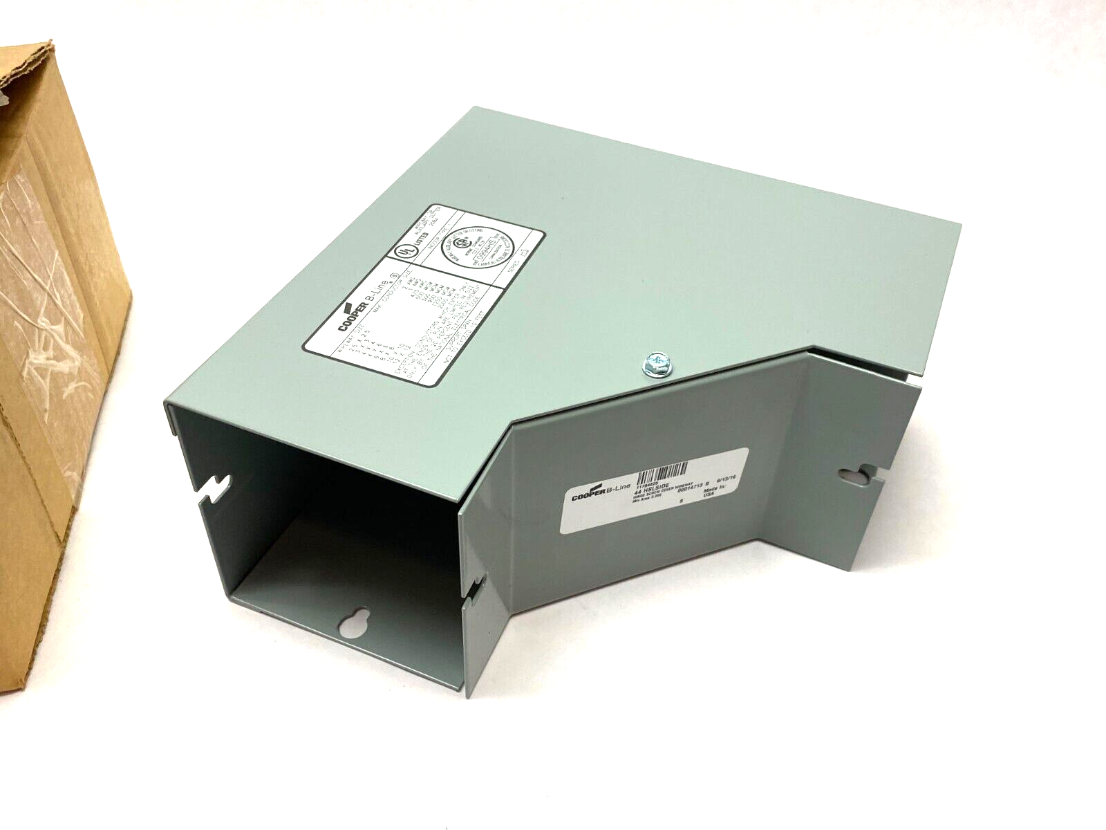 Cooper B-Line 44HSLSIDE Wireway Elbow Hinge Screw Cover 90-Degree Side Opening - Maverick Industrial Sales