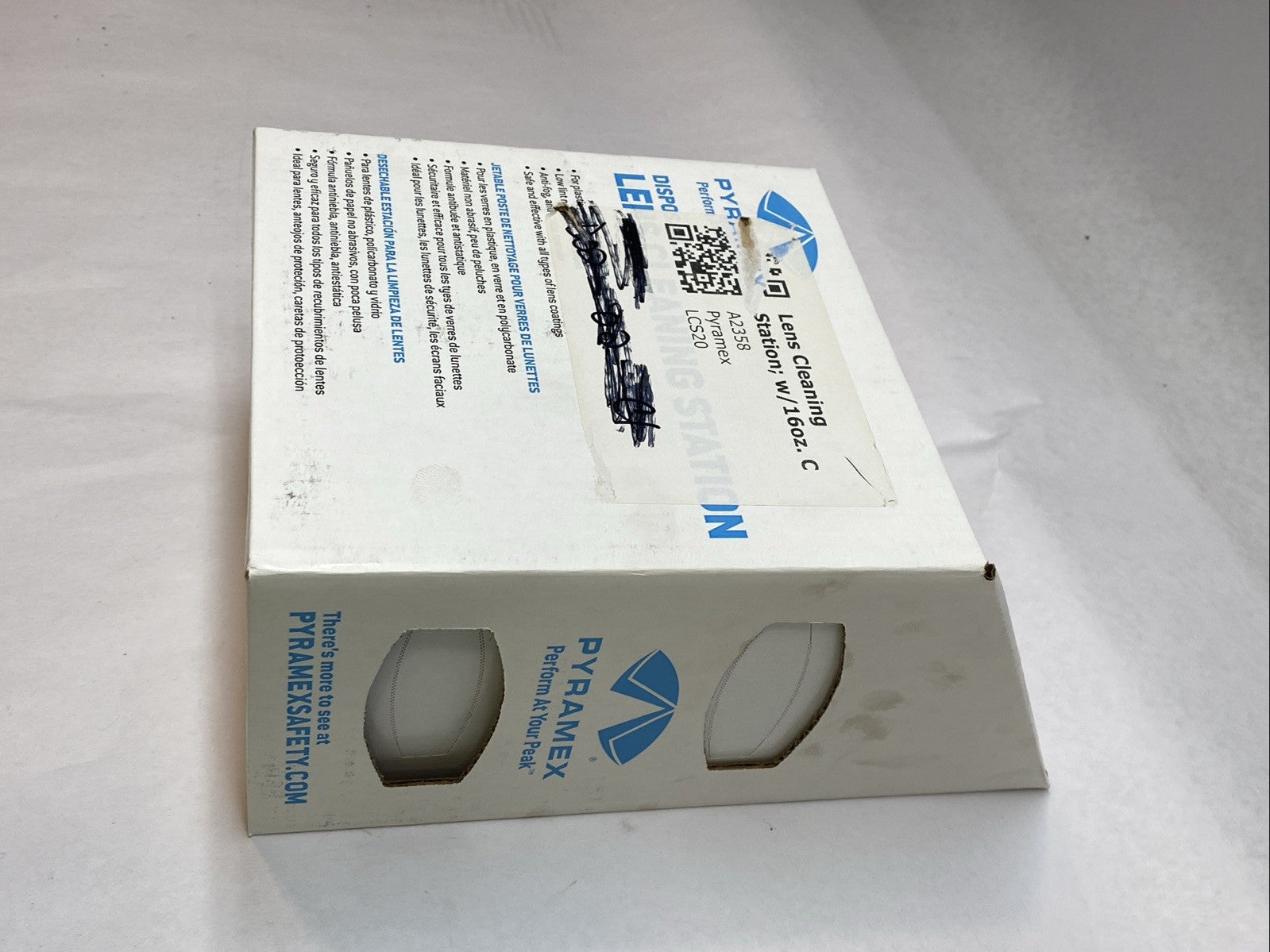 LCS20 | Pyramex Lens Cleaning Station 16oz Solution 1200 Tissues Safety Glasses - New - Maverick Industrial Sales