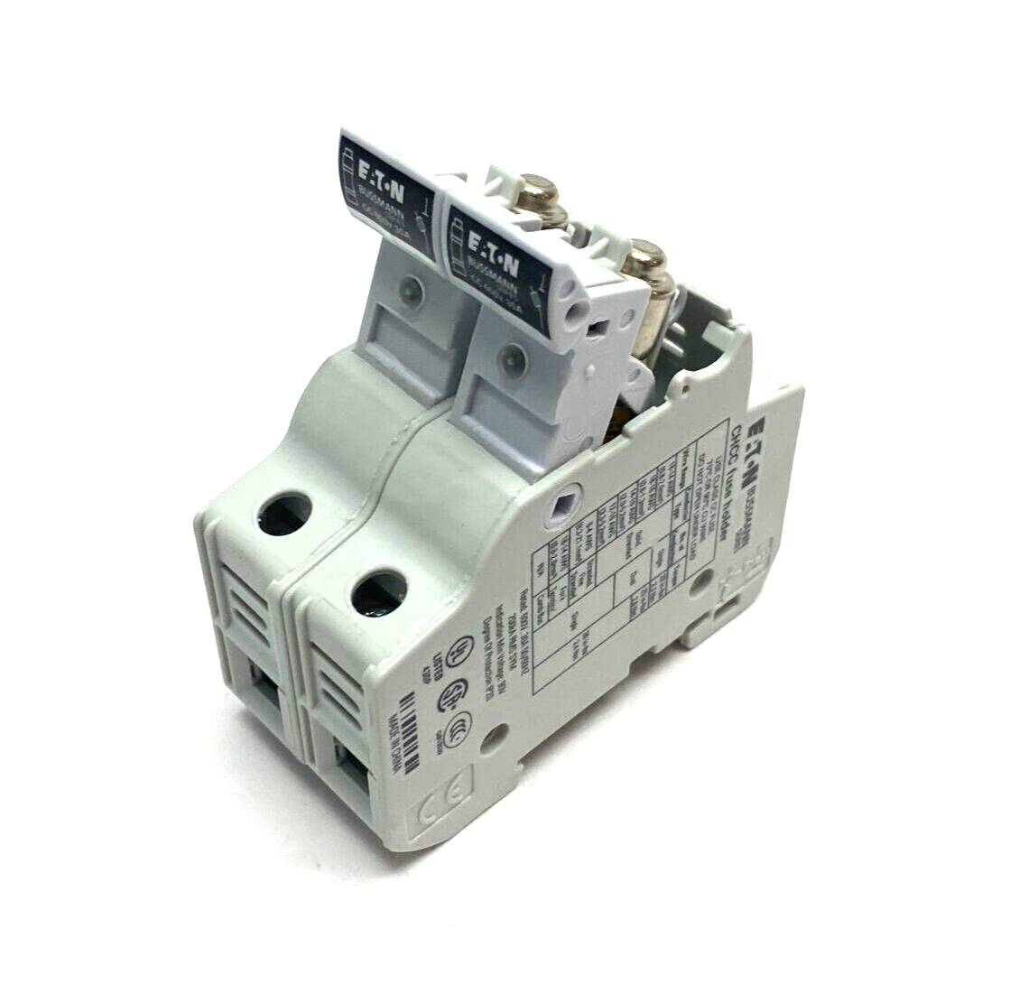 Eaton Bussmann CHCC2DU Finger Safe Fuse Holder 2-Pole IP20 600V 30A - Maverick Industrial Sales