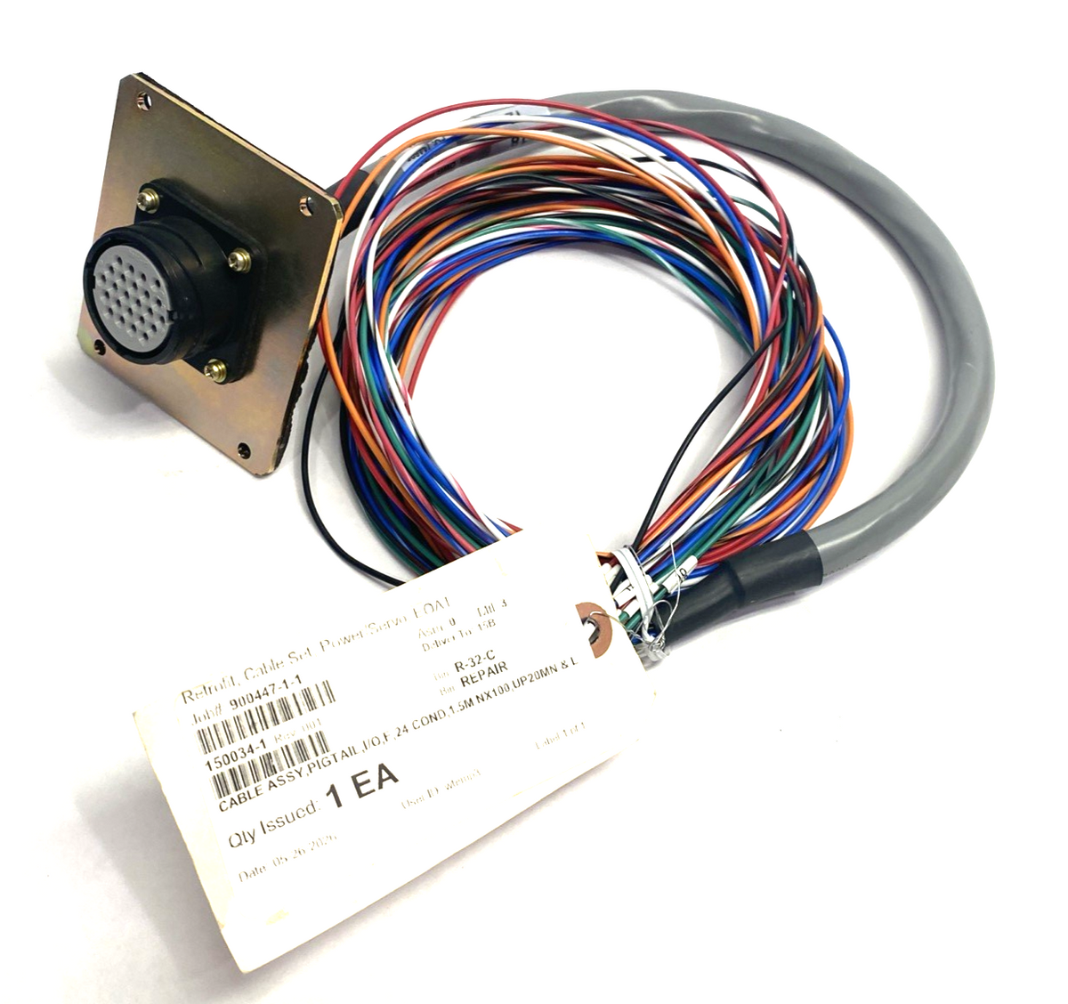 Yaskawa 150034-1 Cable Assembly Pigtail I/O F 24-Condu, 1.5m NX100, UP20MN & L - Maverick Industrial Sales