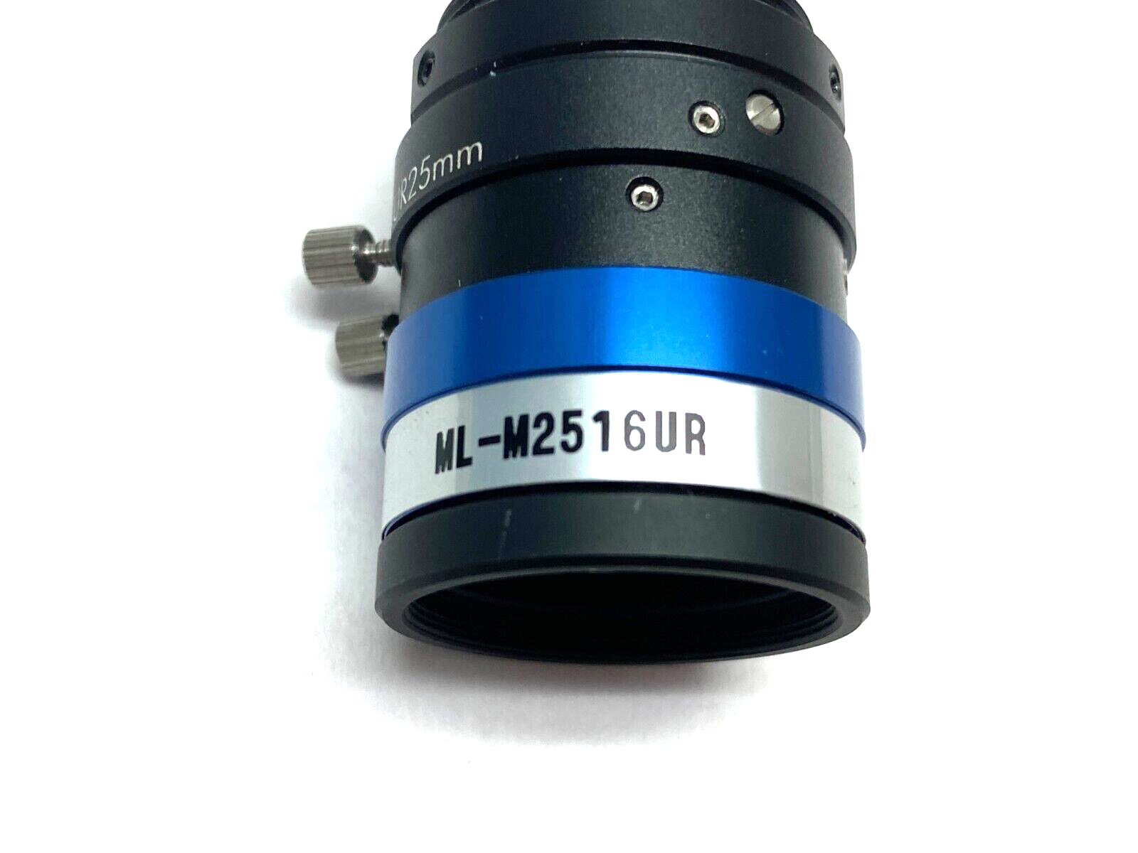 Moritex ML-M2516UR Camera Lens Manual Focus, 25 mm, 2/3", C-Mount - Maverick Industrial Sales