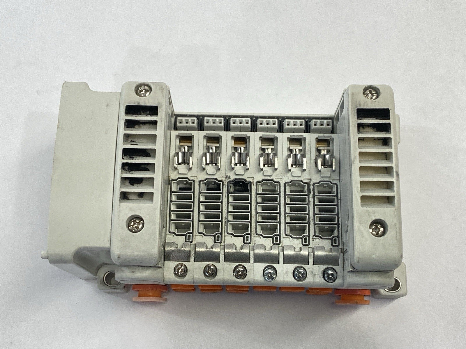 VV5QC11-06N3FD0-S | SMC Base Mounted Manifold Plug-In - For parts or not working - Maverick Industrial Sales